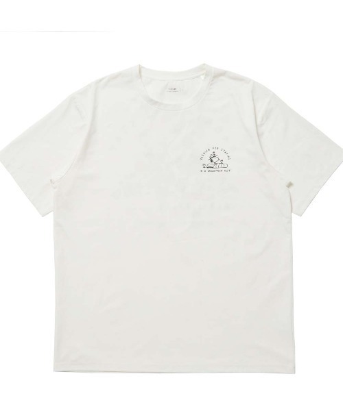 PEANUTS(ピーナッツ)の「ピーナッツ グラフィック半袖Tピーナッツパッキングリスト(Tシャツ/カットソー・メンズ・ネイビー/ブラック/ホワイト・S/M/L/LL/3L)」の1枚目の写真