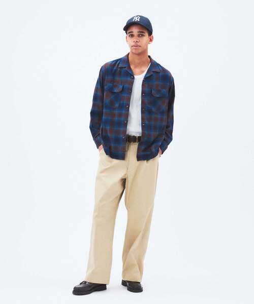 PENDLETON(ペンドルトン)の「PENDLETON / ペンドルトン 別注 オープンカラーシャツ(シャツ/ブラウス・メンズ・コバルトブルー/ベージュ/ブラウン系その他/ブラック・MEDIUM/LARGE)」の7枚目の写真