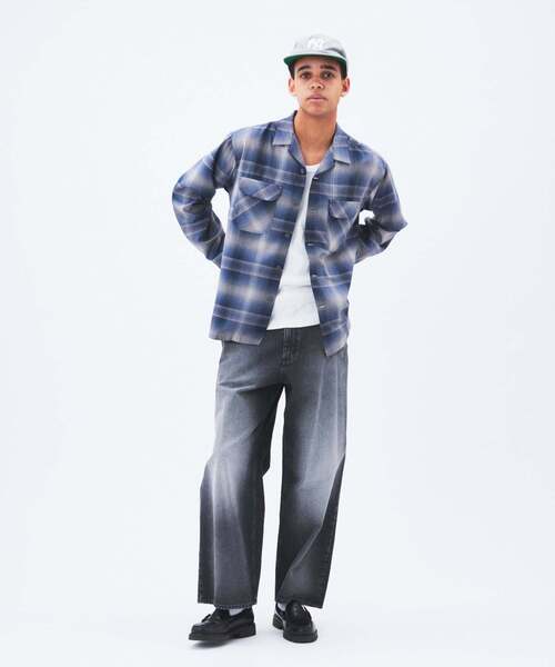 PENDLETON(ペンドルトン)の「PENDLETON / ペンドルトン 別注 オープンカラーシャツ(シャツ/ブラウス・メンズ・コバルトブルー/ベージュ/ブラウン系その他/ブラック・MEDIUM/LARGE)」の9枚目の写真