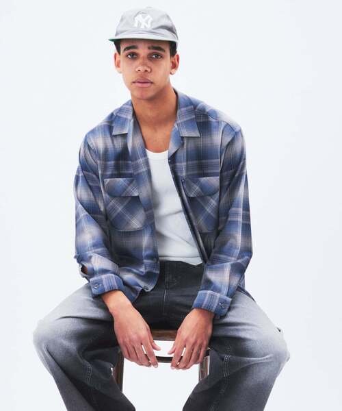 PENDLETON(ペンドルトン)の「PENDLETON / ペンドルトン 別注 オープンカラーシャツ(シャツ/ブラウス・メンズ・コバルトブルー/ベージュ/ブラウン系その他/ブラック・MEDIUM/LARGE)」の11枚目の写真