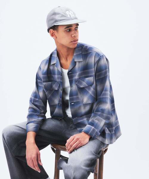 PENDLETON(ペンドルトン)の「PENDLETON / ペンドルトン 別注 オープンカラーシャツ(シャツ/ブラウス・メンズ・コバルトブルー/ベージュ/ブラウン系その他/ブラック・MEDIUM/LARGE)」の13枚目の写真