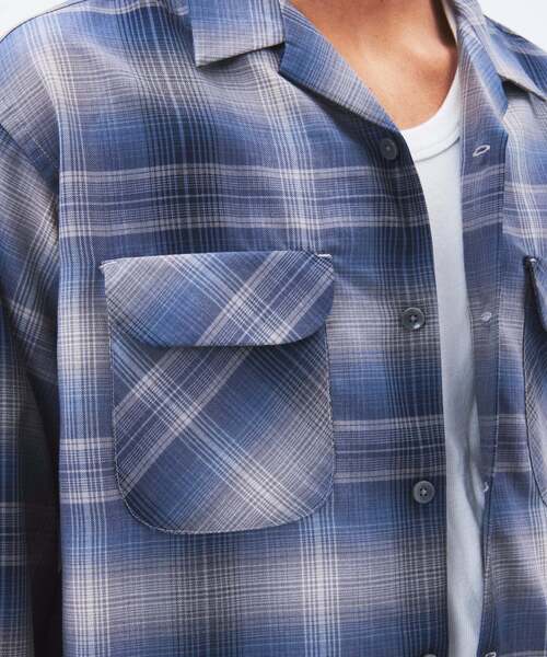 PENDLETON(ペンドルトン)の「PENDLETON / ペンドルトン 別注 オープンカラーシャツ(シャツ/ブラウス・メンズ・コバルトブルー/ベージュ/ブラウン系その他/ブラック・MEDIUM/LARGE)」の19枚目の写真