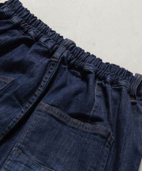 soulberry（ソウルベリー）の「「わがまま別注」ゆったり好きの、すっきりデニムパンツ（デニムパンツ・レディース・サックスブルー/ネイビー/ブルー・M/S/L/LL）」の5枚目の写真