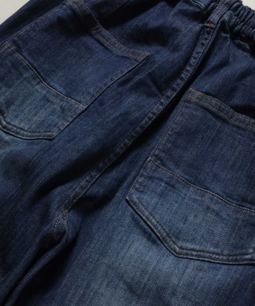 soulberry（ソウルベリー）の「「わがまま別注」ゆったり好きの、すっきりデニムパンツ（デニムパンツ・レディース・サックスブルー/ネイビー/ブルー・M/S/L/LL）」の21枚目の写真
