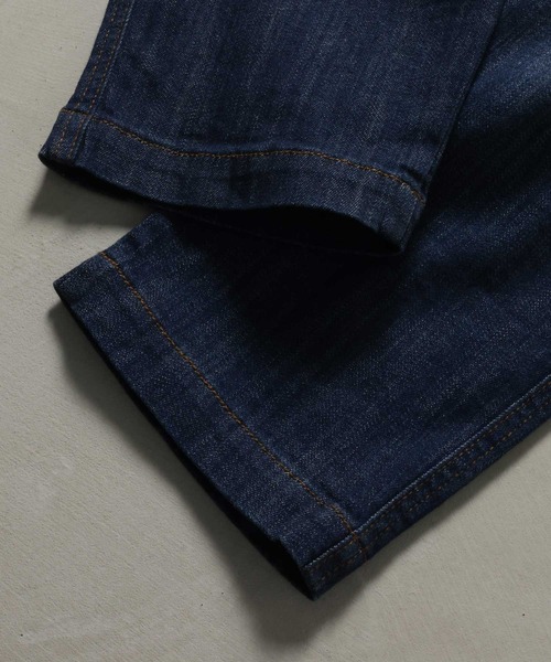 soulberry（ソウルベリー）の「「わがまま別注」ゆったり好きの、すっきりデニムパンツ（デニムパンツ・レディース・サックスブルー/ネイビー/ブルー・M/S/L/LL）」の12枚目の写真