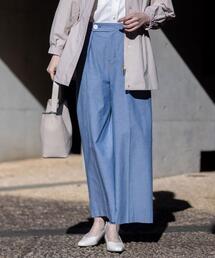 Reflect（リフレクト）の「ダンガリーワイドパンツ（その他パンツ）」