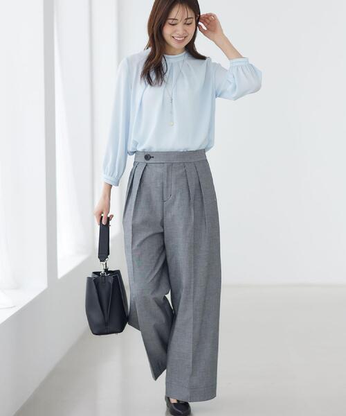 Reflect(リフレクト)の「ダンガリーワイドパンツ(その他パンツ・レディース・ブルー系その他/ブラック・13/11/09/07)」の12枚目の写真