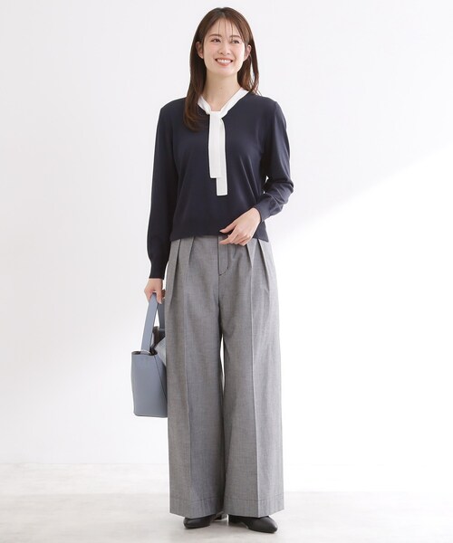 Reflect(リフレクト)の「ダンガリーワイドパンツ(その他パンツ・レディース・ブルー系その他/ブラック・13/11/09/07)」の15枚目の写真