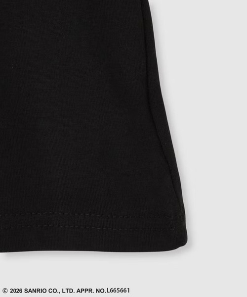 sanrio(サンリオ)の「【Sanrio/サンリオ 】キャラクター 長袖Tシャツ モチーフ刺繍(Tシャツ/カットソー・キッズ・ブラック/ホワイト・120/130/140/150/160/110)」の7枚目の写真