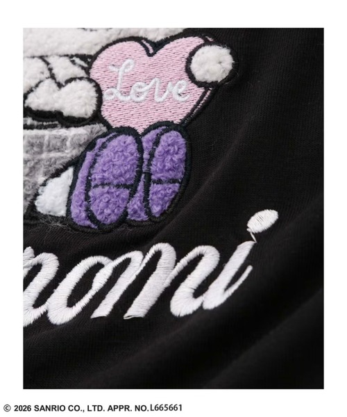 sanrio(サンリオ)の「【Sanrio/サンリオ 】キャラクター 長袖Tシャツ モチーフ刺繍(Tシャツ/カットソー・キッズ・ブラック/ホワイト・120/130/140/150/160/110)」の8枚目の写真