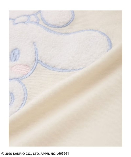 sanrio(サンリオ)の「【Sanrio/サンリオ 】キャラクター 長袖Tシャツ モチーフ刺繍(Tシャツ/カットソー・キッズ・ブラック/ホワイト・120/130/140/150/160/110)」の14枚目の写真