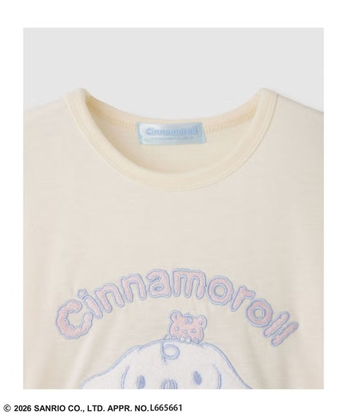 sanrio(サンリオ)の「【Sanrio/サンリオ 】キャラクター 長袖Tシャツ モチーフ刺繍(Tシャツ/カットソー・キッズ・ブラック/ホワイト・120/130/140/150/160/110)」の10枚目の写真