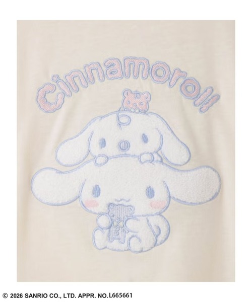 sanrio(サンリオ)の「【Sanrio/サンリオ 】キャラクター 長袖Tシャツ モチーフ刺繍(Tシャツ/カットソー・キッズ・ブラック/ホワイト・120/130/140/150/160/110)」の11枚目の写真