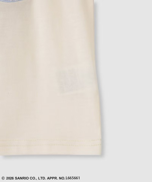sanrio(サンリオ)の「【Sanrio/サンリオ 】キャラクター 長袖Tシャツ モチーフ刺繍(Tシャツ/カットソー・キッズ・ブラック/ホワイト・120/130/140/150/160/110)」の13枚目の写真