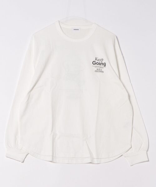 GENERATOR(ジェネレーター)の「GENERATOR/ジェネレーター Keep Going L/S Tシャツ(Tシャツ/カットソー・レディース・ブラック/ホワイト/ベージュ系その他・F)」の2枚目の写真