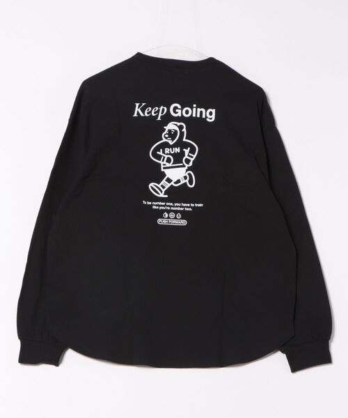 GENERATOR(ジェネレーター)の「GENERATOR/ジェネレーター Keep Going L/S Tシャツ(Tシャツ/カットソー・レディース・ブラック/ホワイト/ベージュ系その他・F)」の9枚目の写真