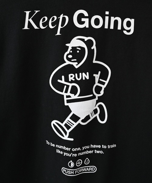 GENERATOR(ジェネレーター)の「GENERATOR/ジェネレーター Keep Going L/S Tシャツ(Tシャツ/カットソー・レディース・ブラック/ホワイト/ベージュ系その他・F)」の7枚目の写真