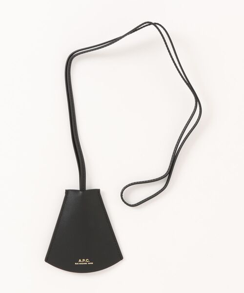 A.P.C.(アーペーセー)の「PORTE-CLEFS CLOCHE/キーホルダー(キーホルダー・レディース・ブラウン系その他/ブラック・ONESIZE)」の1枚目の写真