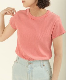 連シルフライス クルーネック 半袖Tシャツ