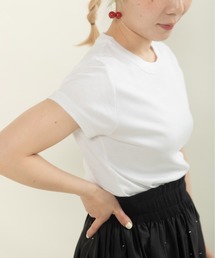 CHILD WOMAN | 連シルフライス クルーネック 半袖Tシャツ(Tシャツ/カットソー)