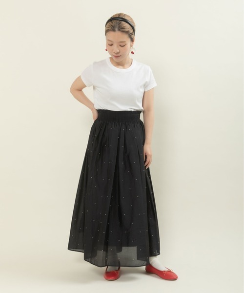 CHILD WOMAN（チャイルドウーマン）の「連シルフライス クルーネック 半袖Tシャツ（Tシャツ/カットソー・レディース・ピンク/レッド系その他/ホワイト/ブラック系その他/レッド系その他2/サックスブルー/ブラック系その他2/ブラック・FREE）」の10枚目の写真