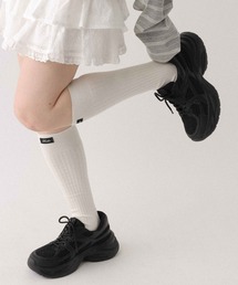 Heather | レースボリュームスニーカー 650132(スニーカー)