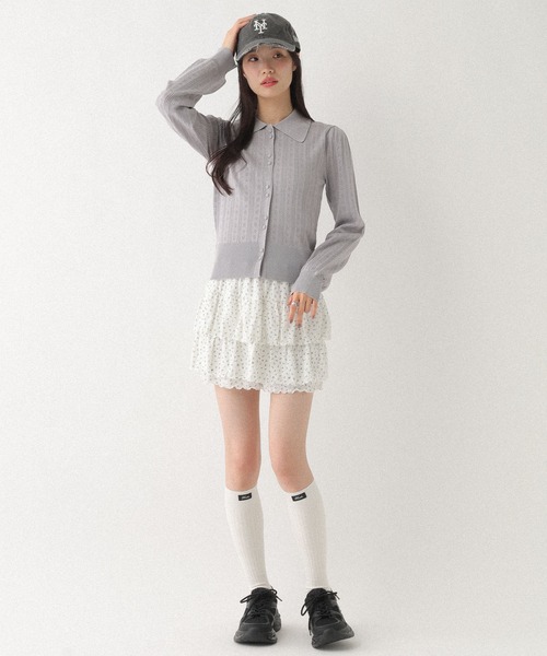 Heather(ヘザー)の「レースボリュームスニーカー 650132(スニーカー・レディース・ブラック/アイボリー・L/M)」の20枚目の写真