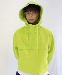 UNDERSTATEMENTs（アンダーステイトメント）の「【ユニセックス】ロゴ刺繍アノラックパーカー/チェック&無地（パーカー）」