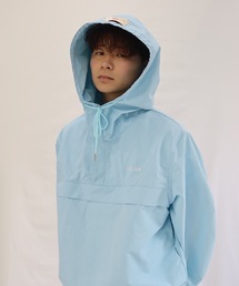 UNDERSTATEMENTs（アンダーステイトメント）の「【ユニセックス】ロゴ刺繍アノラックパーカー/チェック&無地（パーカー）」