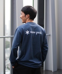 Snow Peak | 【オンライン限定】Snow Peak Logo Pocket L/S T-Shirt 長袖 ロンT Tシャツ(Tシャツ/カットソー)