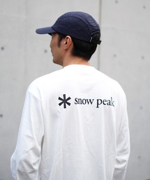 Snow Peak（スノーピーク）の「【オンライン限定】Snow Peak Logo Pocket L/S T-Shirt 長袖 ロンT Tシャツ（Tシャツ/カットソー）」