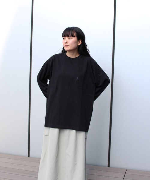 Snow Peak（スノーピーク）の「【オンライン限定】Snow Peak Logo Pocket L/S T-Shirt 長袖 ロンT Tシャツ（Tシャツ/カットソー・メンズ・ブラック/ネイビー/オフホワイト・M/S/XL/L/XXL）」の10枚目の写真