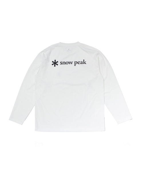 Snow Peak（スノーピーク）の「【オンライン限定】Snow Peak Logo Pocket L/S T-Shirt 長袖 ロンT Tシャツ（Tシャツ/カットソー・メンズ・ブラック/ネイビー/オフホワイト・M/S/XL/L/XXL）」の22枚目の写真