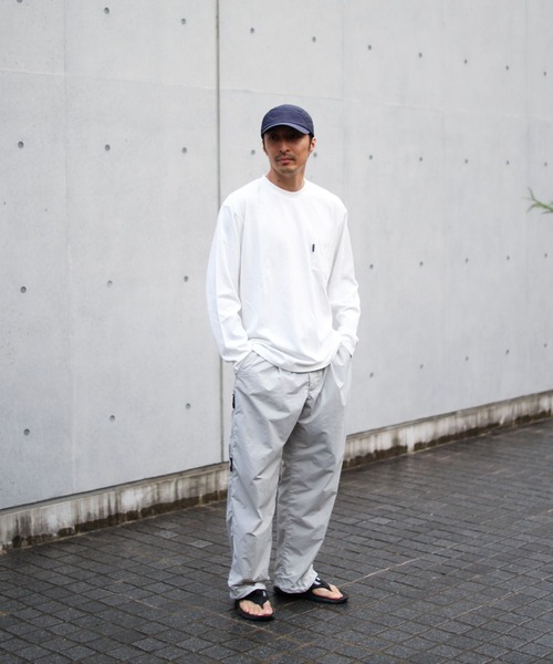 Snow Peak（スノーピーク）の「【オンライン限定】Snow Peak Logo Pocket L/S T-Shirt 長袖 ロンT Tシャツ（Tシャツ/カットソー・メンズ・ブラック/ネイビー/オフホワイト・M/S/XL/L/XXL）」の4枚目の写真