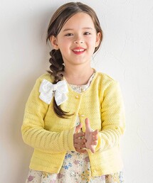 BeBe | クロシェ風ニット長袖カーディガン(カーディガン/ボレロ)