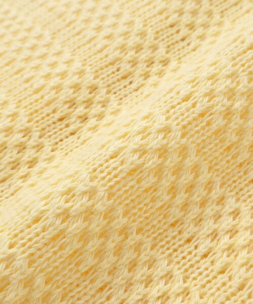 BeBe（ベベ）の「クロシェ風ニット長袖カーディガン（カーディガン/ボレロ・キッズ・イエロー・150cm/130cm/140cm/120cm）」の10枚目の写真