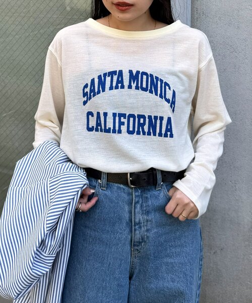 CIAOPANIC TYPY（チャオパニックティピー）の「【万能インナー】シアー梨地アソートロゴロンTEE（Tシャツ/カットソー・レディース・ホワイト/アイボリー/ホワイト系その他/オフホワイト・ONE SIZE）」の6枚目の写真