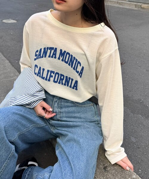 CIAOPANIC TYPY（チャオパニックティピー）の「【万能インナー】シアー梨地アソートロゴロンTEE（Tシャツ/カットソー・レディース・ホワイト/アイボリー/ホワイト系その他/オフホワイト・ONE SIZE）」の7枚目の写真