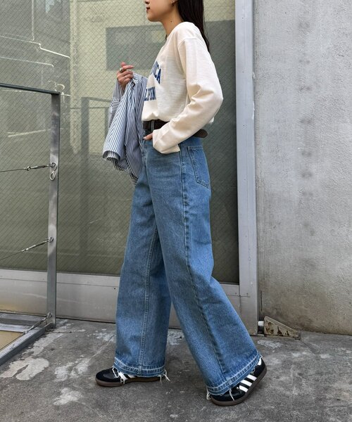 CIAOPANIC TYPY（チャオパニックティピー）の「【万能インナー】シアー梨地アソートロゴロンTEE（Tシャツ/カットソー・レディース・ホワイト/アイボリー/ホワイト系その他/オフホワイト・ONE SIZE）」の8枚目の写真