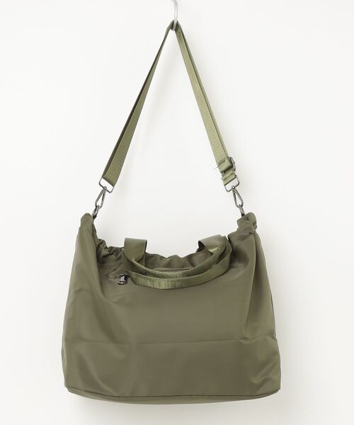 lus.(ラスドット)の「lus. 2WAYアウトポケットナイロンショルダーバッグ(ショルダーバッグ・レディース・カーキ/ブラック・FREE)」の3枚目の写真