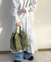 lus.（ラスドット）の「lus. 2WAYアウトポケットナイロンショルダーバッグ（ショルダーバッグ）」