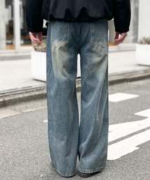 yield（イールド）の「【yield select】ビンテージライク スタイルアップ タックイン デニムパンツ N25AW5（デニムパンツ）」