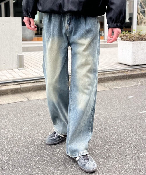 yield(イールド)の「【yield select】ビンテージライク スタイルアップ タックイン デニムパンツ N25AW5(デニムパンツ・メンズ・ライトインディゴブルー/ブラック・L/M/S/XL/XXL)」の13枚目の写真