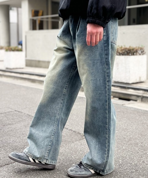 yield(イールド)の「【yield select】ビンテージライク スタイルアップ タックイン デニムパンツ N25AW5(デニムパンツ・メンズ・ライトインディゴブルー/ブラック・L/M/S/XL/XXL)」の7枚目の写真