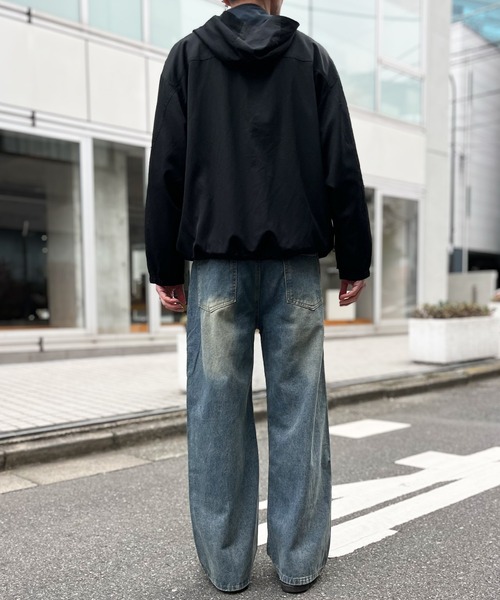 yield(イールド)の「【yield select】ビンテージライク スタイルアップ タックイン デニムパンツ N25AW5(デニムパンツ・メンズ・ライトインディゴブルー/ブラック・L/M/S/XL/XXL)」の6枚目の写真