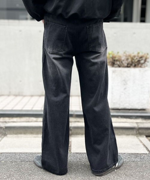 yield(イールド)の「【yield select】ビンテージライク スタイルアップ タックイン デニムパンツ N25AW5(デニムパンツ・メンズ・ライトインディゴブルー/ブラック・L/M/S/XL/XXL)」の18枚目の写真