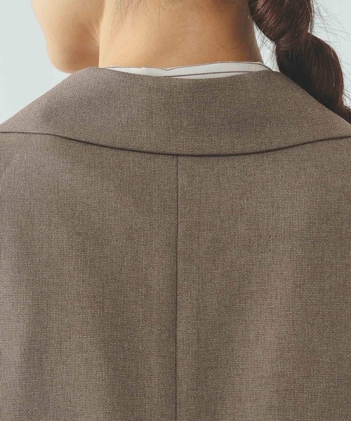 GLOBAL WORK(グローバルワーク)の「お手入れラクラクセットアップ/ジレ/601293(ベスト・レディース・ブラウン/ネイビー/ベージュ・LARGE/MEDIUM)」の7枚目の写真