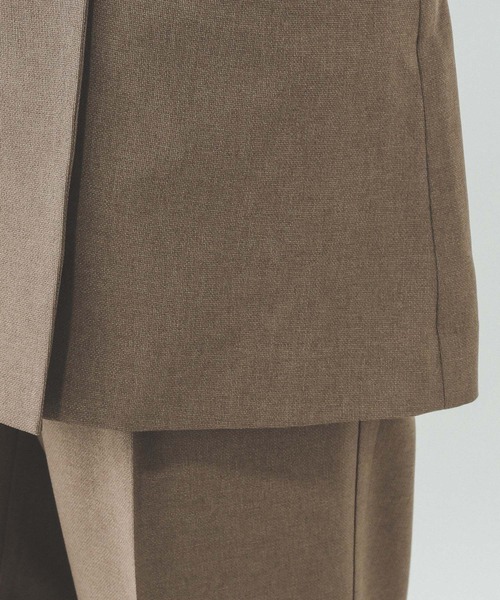 GLOBAL WORK(グローバルワーク)の「お手入れラクラクセットアップ/ジレ/601293(ベスト・レディース・ブラウン/ネイビー/ベージュ・LARGE/MEDIUM)」の10枚目の写真