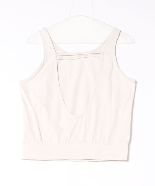 Ungrid(アングリッド)の「UNGRID/アングリッド バックデザインタンクトップ 561401 UT(タンクトップ・レディース・ホワイト/ブラック・M)」の3枚目の写真