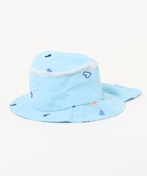 hakka kids（ハッカキッズ）の「ハート刺繍／恐竜刺繍日よけ付きハット（ハット）」